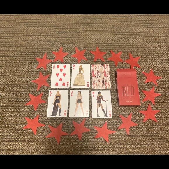 Taylor Swift Eras Playing Cards card set Red Taylor’s Version taylors game rare - Picture 16 of 16